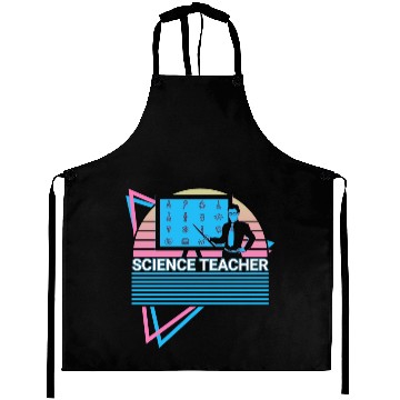 Discover Science Teacher Retro Aprons