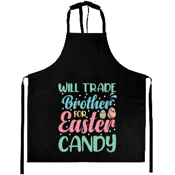 Discover Will Trade Brother for Easter Candy Eggs Kids Boys Aprons