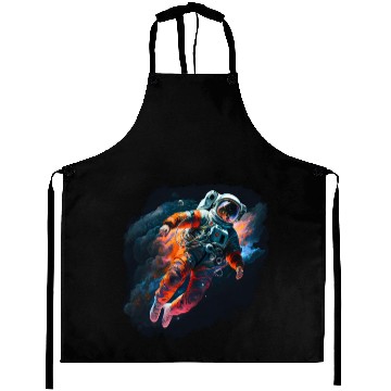Discover Astronaut Cosmonaut Sci-Fi character Aprons
