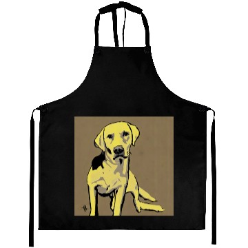 Discover Yellow Labrador Retreiver Aprons