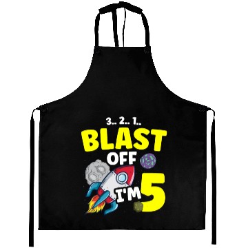 Discover I'm 5 Science Future Scientist Happy Birthday Aprons