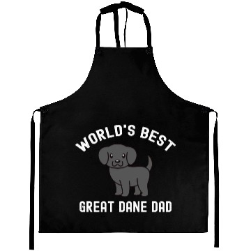 Discover World's Best Great Dane Dad Aprons