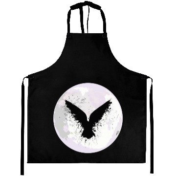 Discover Beautiful Black Crow Raven Bird Watch. Birds Aprons