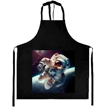 Discover Astronaut Cosmonaut Sci-Fi character Aprons