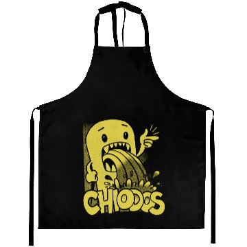 Discover CHIODOS Pink Creature Puking Green Scene Era Post Aprons