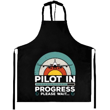 Discover Funny Copilot Flight Pilot In Progress Aprons