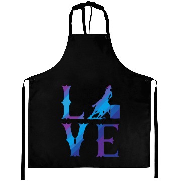 Discover Love Barrel Racing Aprons