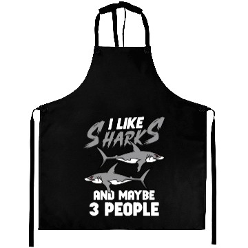 Discover Shark Ocean Predator Sea Creature Aprons