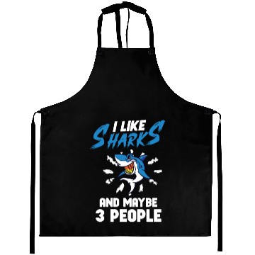 Discover Shark Ocean Predator Sea Creature Aprons