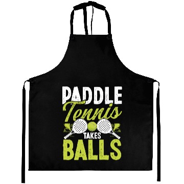 Discover Paddle Tennis Player Match Paddle takes Balls Aprons