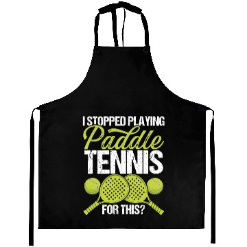 Discover Paddle Tennis Player Match I stopped for this Aprons