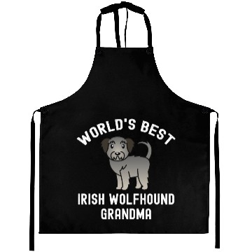 Discover World's Best Irish Wolfhound Grandma Aprons