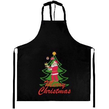 Discover Santa xmas celebration Aprons