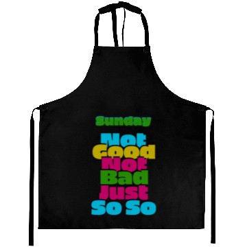 Discover Sunday not good not bad just so so Aprons