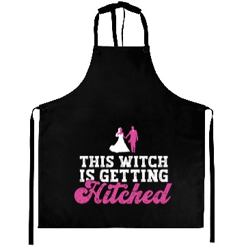 Discover This Witch Is Getting Hitched - Bride Bachelorette Aprons