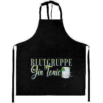 Discover Blutgruppe Gin Tonic Cocktail Bartender Aprons