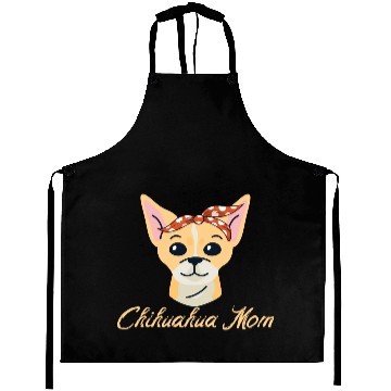 Discover Chihuahua Mom Dog Pet Lover Gift Idea Aprons