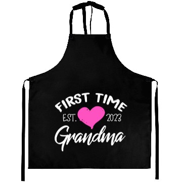 Discover First Time Grandma Est. 2023 Aprons