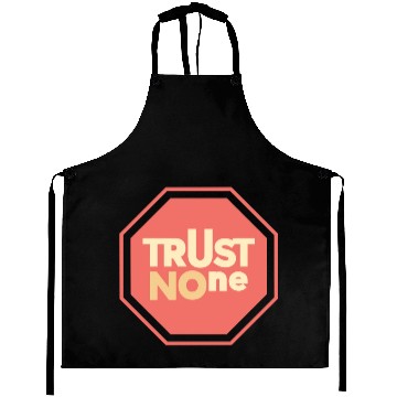 Discover trust no one Aprons