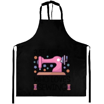 Discover Sewing Machine Funny Sewing Sewer Sewing Fan Hobby Aprons