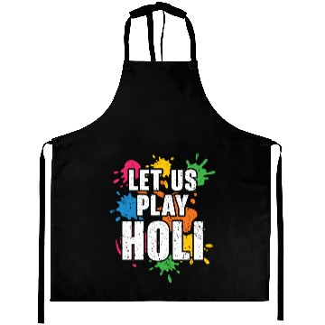 Discover Let Us Play Holi Hindu Buddhist Holi Festival Aprons