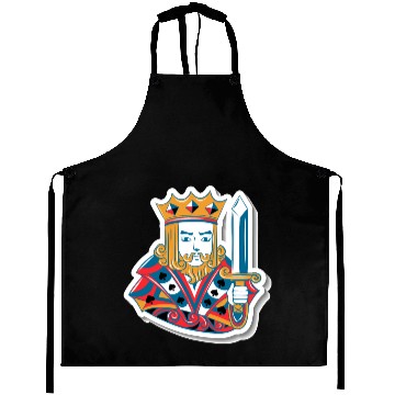 Discover Playing card style Aprons