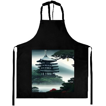 Discover Japanese temple on the hill Aprons