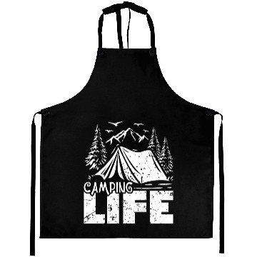 Discover Camping Life Aprons