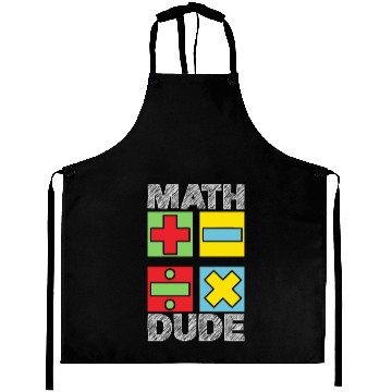 Discover Math Dude Mathematics Lover Boys Aprons