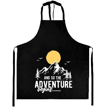 Discover And So The Adventure Begins Aprons