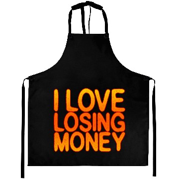 Discover I Love Losing Money Aprons
