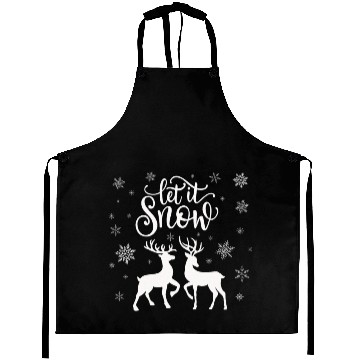 Discover Let it snow with deer Aprons