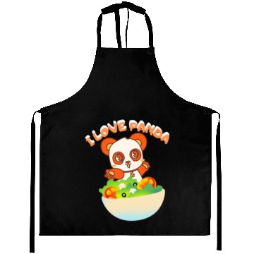 Discover I love panda Aprons