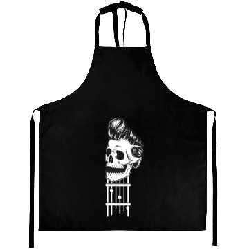 Discover Rock N Roll Skeleton Head -Sweet Rock On Guitar Aprons