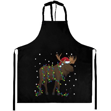 Discover Moose Christmas Scandinavia Animal Aprons