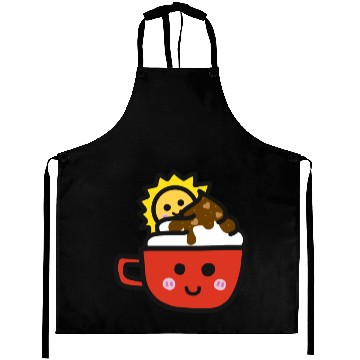 Discover coffee coffee, corgi drawing, buy corgi drawing, p Aprons