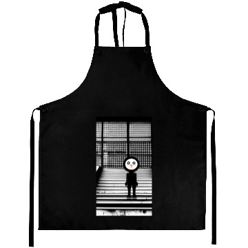 Discover Kawaii Happy Snowman in Aprons Standing on Steps