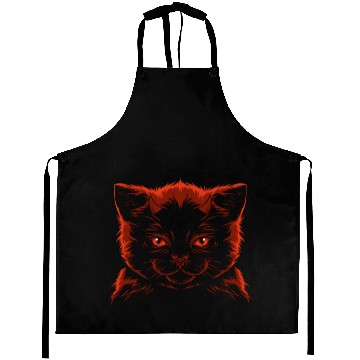 Discover Devil cat Aprons
