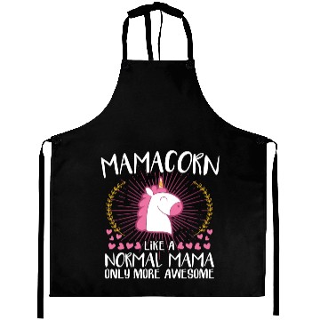 Discover Mamacorn mom unicorn mothers day baby family kid Aprons