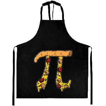 Discover Pizza Pi Funny Pi day gift funny Pizza Pi Aprons