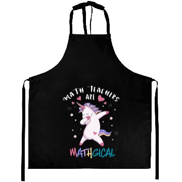 Discover Math Teacher Unicorn Aprons