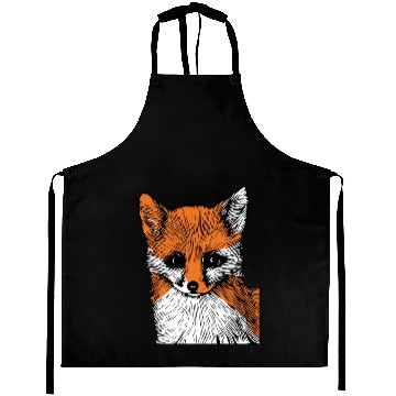 Discover Fox Drawing Nature Forest Save The Planet Aprons