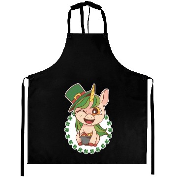 Discover St Patricks Day Fantasy Unicorn Aprons