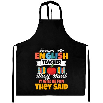 Discover Become An English Teacher Grammar Language Aprons