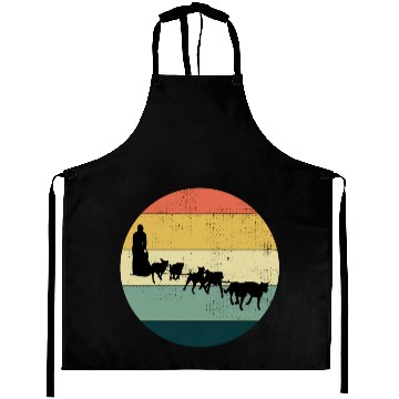 Discover Husky Sledding Sled Dog Racing Alaskan Racers Aprons