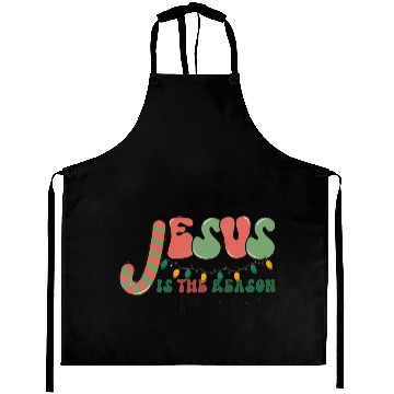 Discover Jesus is The Reason for the Season Candy Christian Aprons