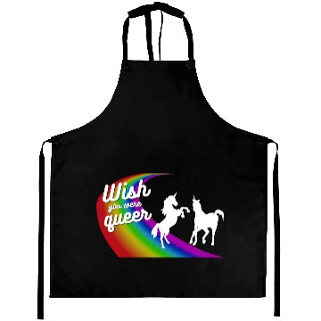 Discover Wish You Were Queer Aprons