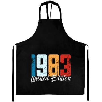 Discover 40 Years Vintage 1983 Retro 40th Birthday Aprons