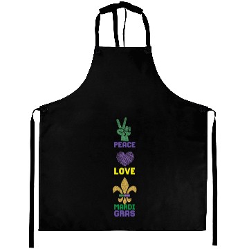 Discover 2023 Festival Parade Beads Love Peace Mardi Gras Aprons