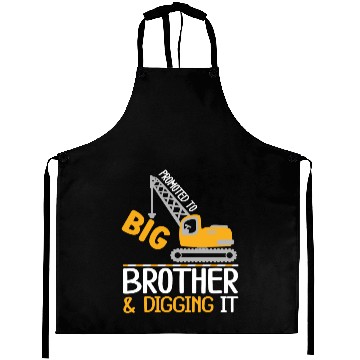 Discover Promoted to Big Brother and Digging It Crane Aprons
